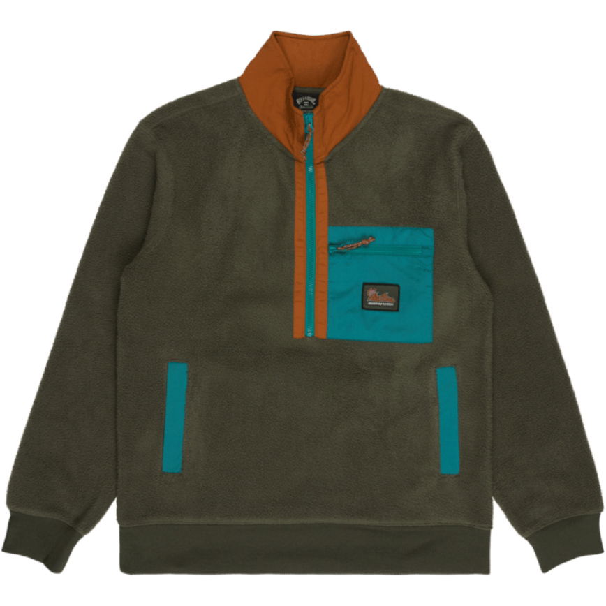 2026 Billabong Mens Boundary Shore Fleece EBYPF03000 - Caramel Cafe